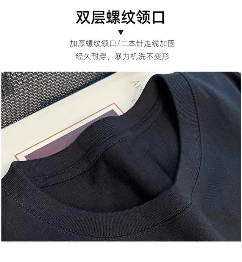 Champion Script Logo Black T-Shirt - 7