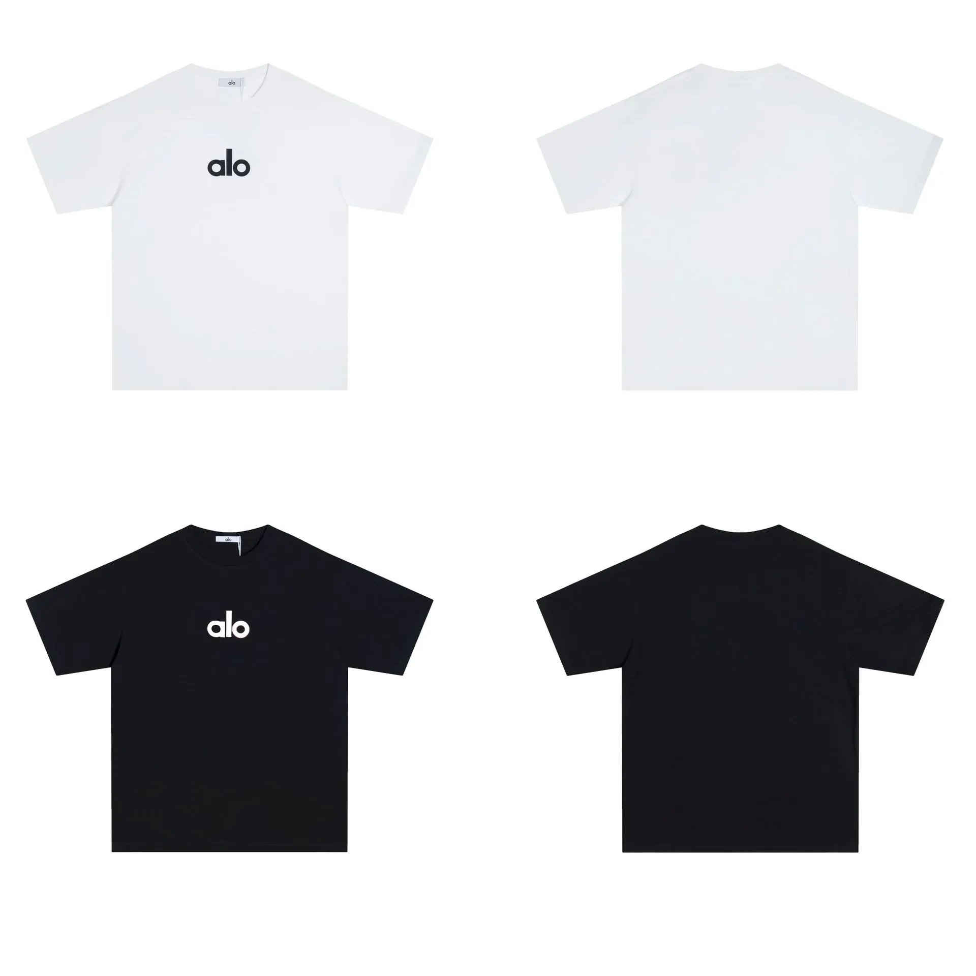 Alo Logo Graphic Black T-Shirt - 21