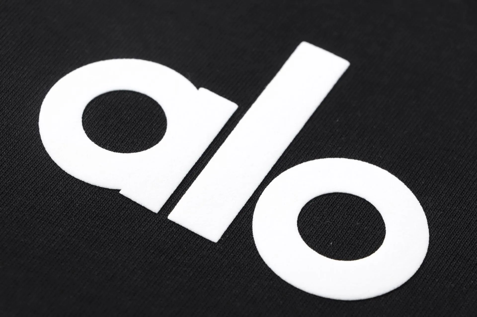 Alo Logo Graphic Black T-Shirt - 26