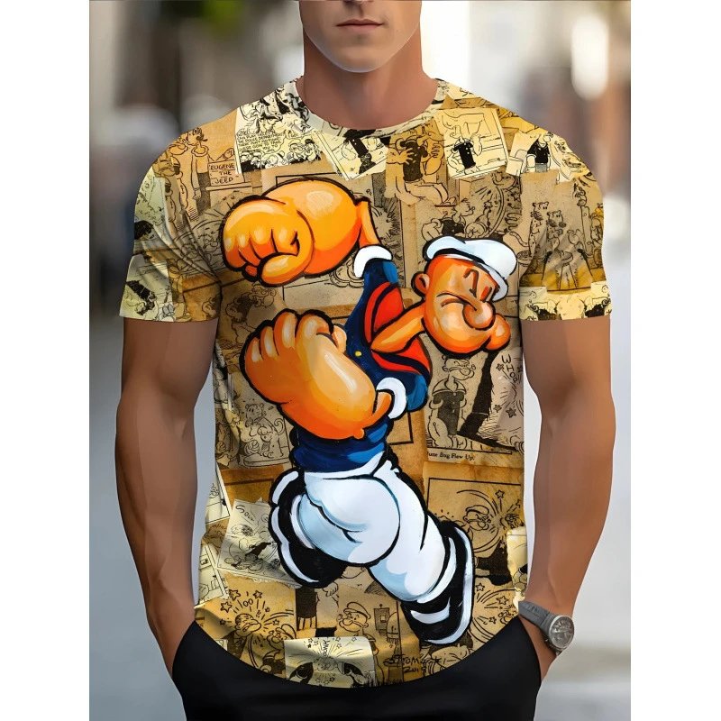 Graphic Bear Print Short-Sleeve T-Shirt Multicolor