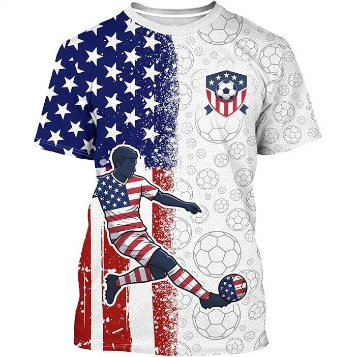 Design Canada National Team Soccer Fan T-Shirt Red White T-Shirts - 7