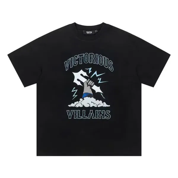 Trapstar Tra Star Blue Print White T-Shirt - 40