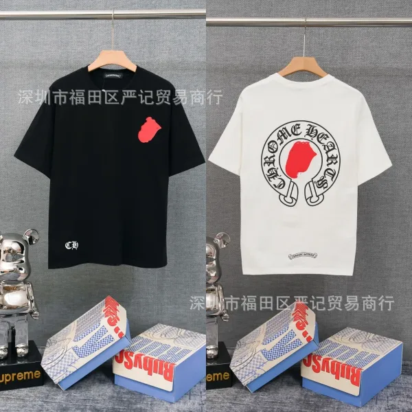 Chrome Hearts American Flag Graphic T-Shirt Black - 27