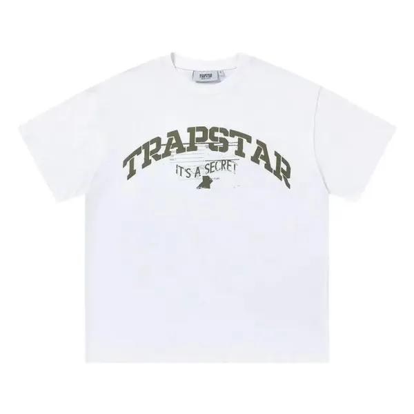 Trapstar Tra Star Blue Print White T-Shirt - 45