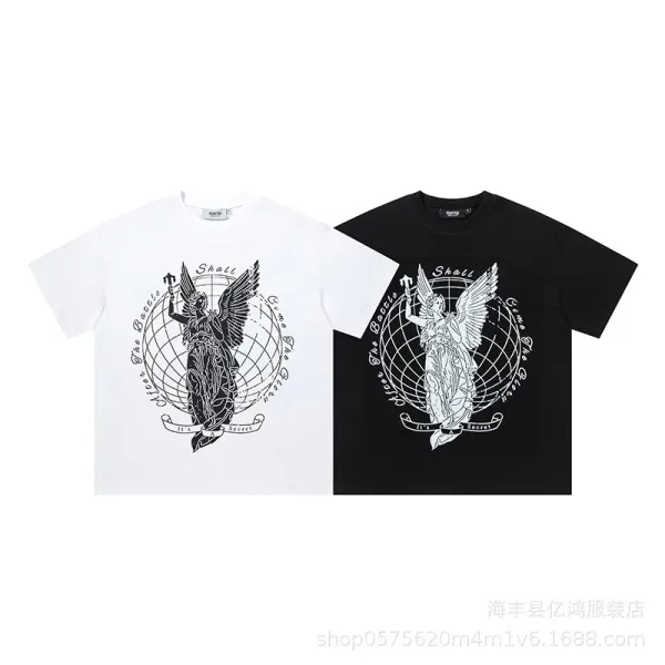Trapstar Tra Star Blue Print White T-Shirt - 84