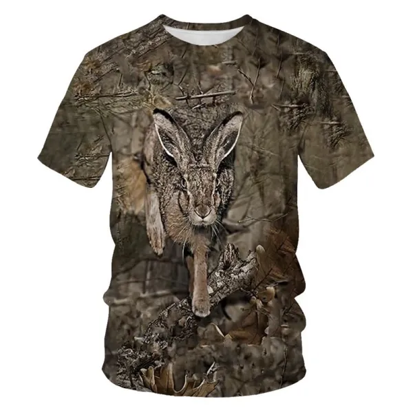 Design Woodland Snipe Camo Print T-Shirt - 16