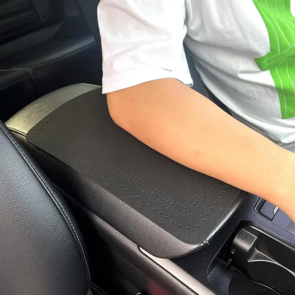 Design Car Center Console Armrest Pad Black Automotive Accessory Electronics - 26