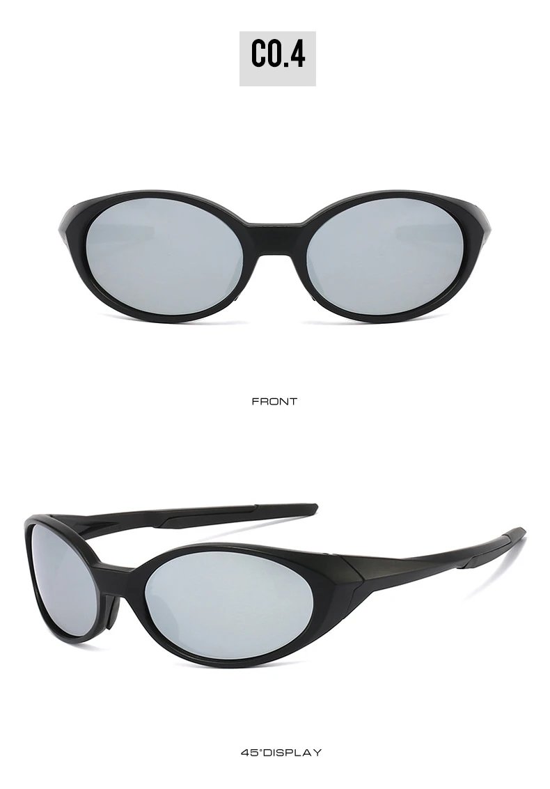 Design Sporty Wraparound Sunglasses Black / Red - 9