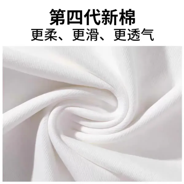 Design Angel Wings Rose Print Oversized T-Shirt White - 4