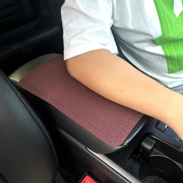 Design Car Center Console Armrest Pad Black Automotive Accessory Electronics - 27