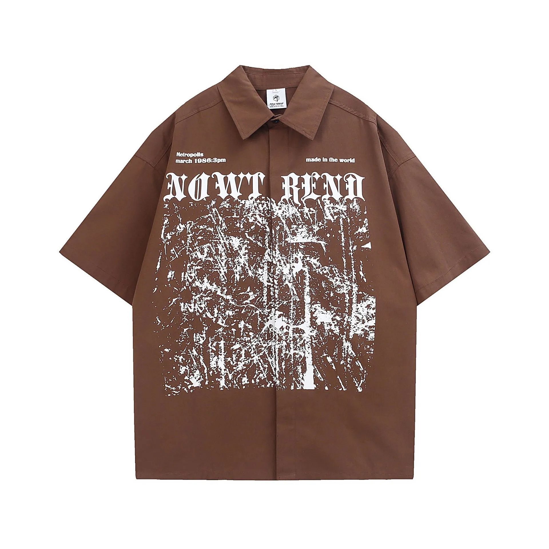 Design NTHV Library Black Oversized Short-Sleeve Shirt - 20