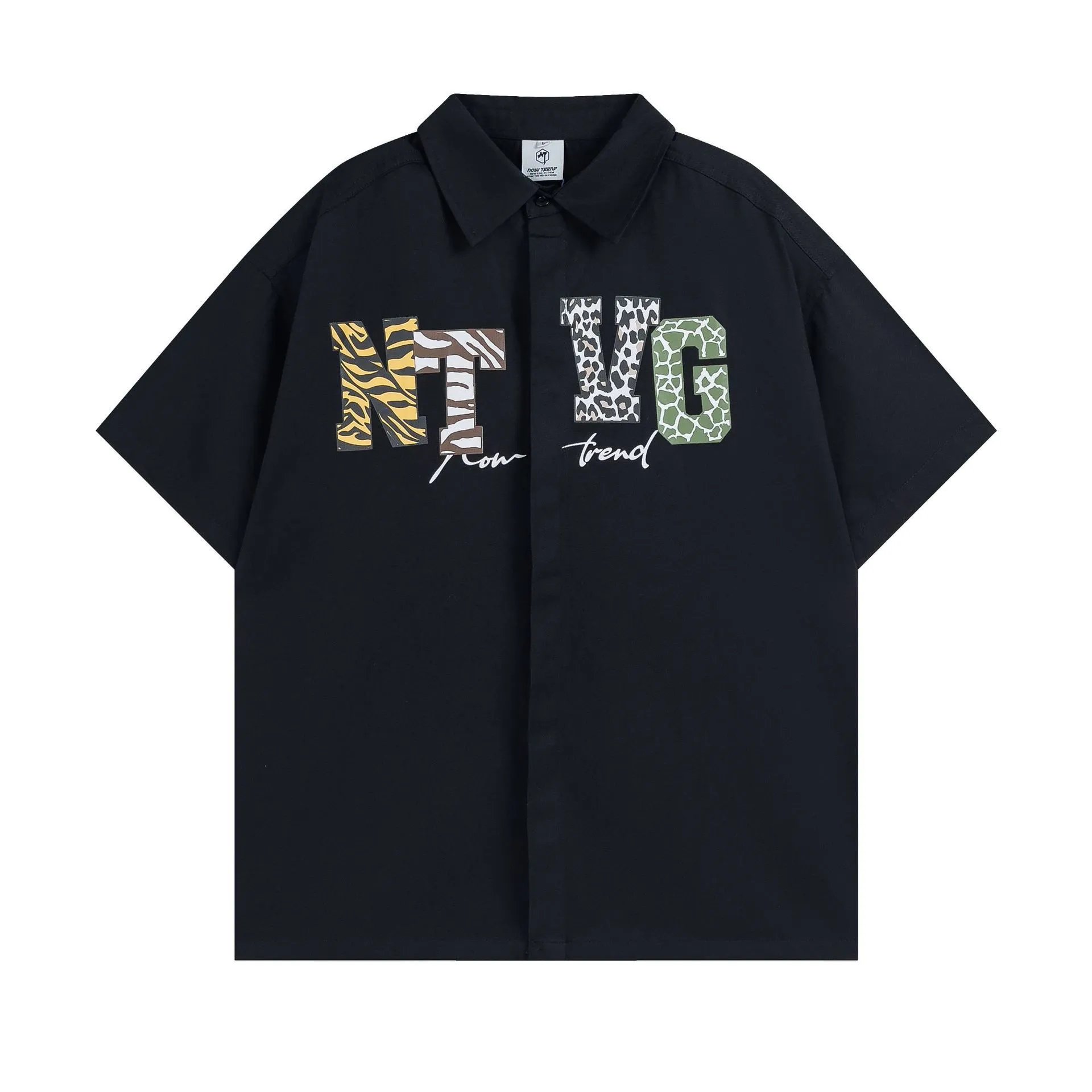 Design NTHV Library Black Oversized Short-Sleeve Shirt - 27