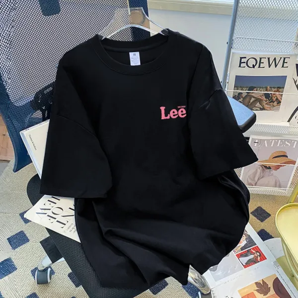 Lee x Disney Stitch Graphic Print Oversized T-Shirt White - 11