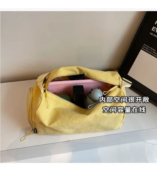 Design ZiYuan Duffle Bag Yellow Travel Bag Duffle Bag - 11