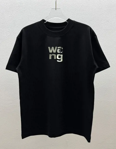 Alexander Wang Logo Neck T-Shirt White T-Shirt - 13