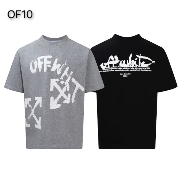 Off-White Mona Lisa Tape Print T-Shirt White and Black - 12