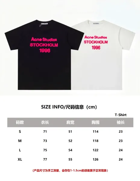 Acne Studios Heart Logo Oversized T-Shirt Pink - 2