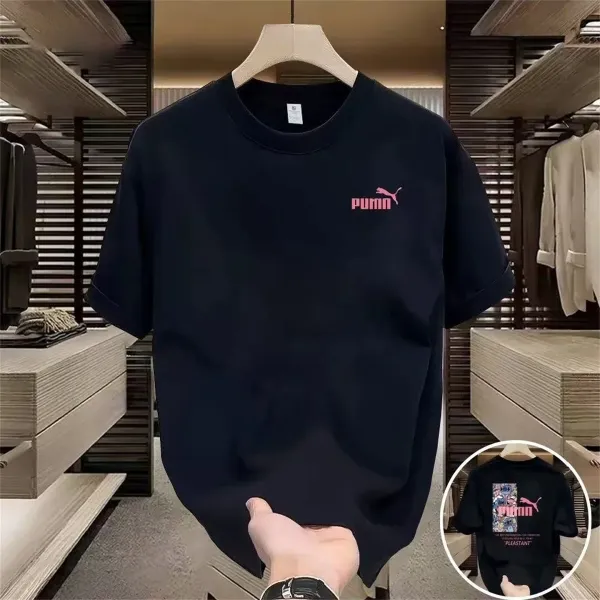 Puma Graphic Logo T-Shirt Black - 13