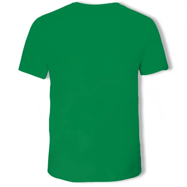 Design Leprechaun Tuxedo Graphic Green T-Shirt - 16