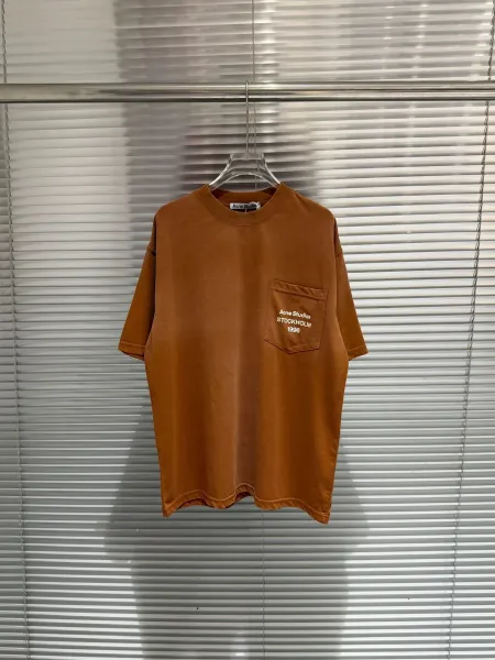 Acne Studios Heart Logo Oversized T-Shirt Pink - 11