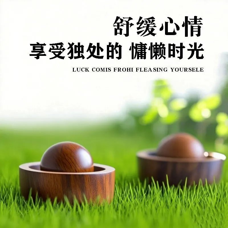Design Wooden Aroma Diffuser Set Natural Wood Perfume - 5
