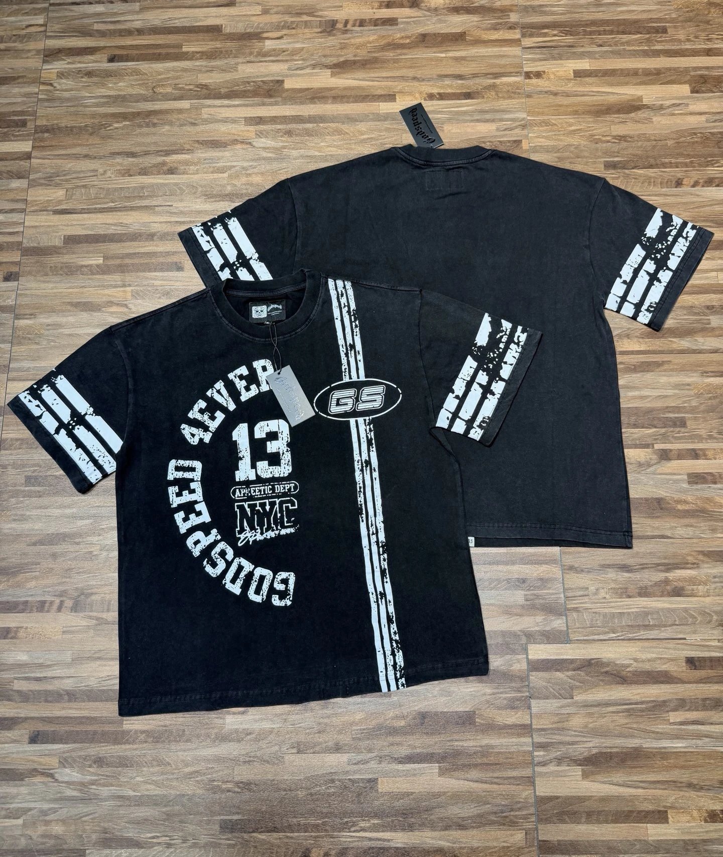 Godspeed Out of Many Astronaut Graphic T-Shirt Black - 12