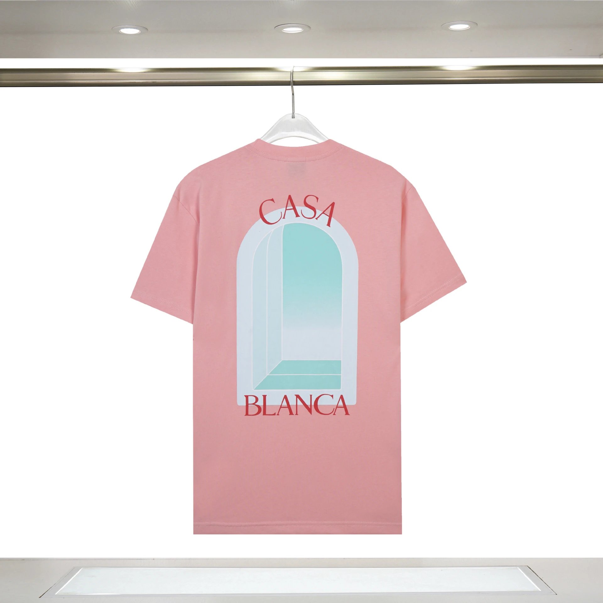 Casablanca Casa Blanca Arch Print Pink T-Shirt
