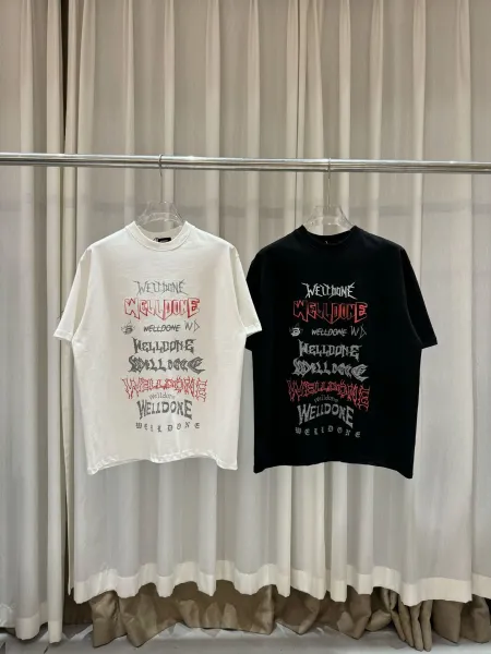Design WE11DONE Class of 1586 Gray T-Shirt T-Shirts - 48