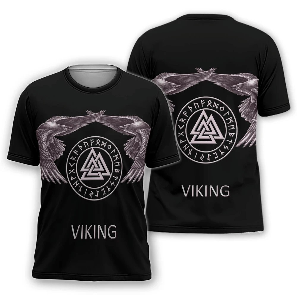 Design Chainmail Armor Print T-Shirt Black / Army Green - 33