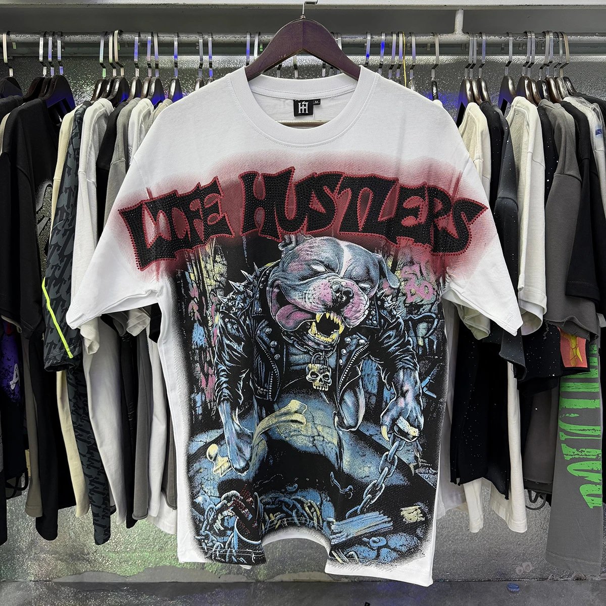 Design Life Hustlers Jesus Is King Graphic T-Shirt Black T-Shirts - 28