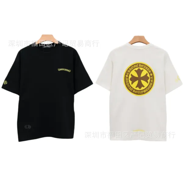 Chrome Hearts American Flag Graphic T-Shirt Black - 11
