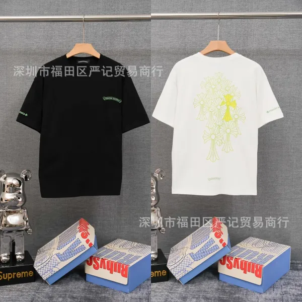 Chrome Hearts American Flag Graphic T-Shirt Black - 28