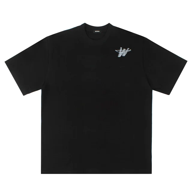 WETIDONE T-Shirts Short-Sleeve Crewneck product detail image 4