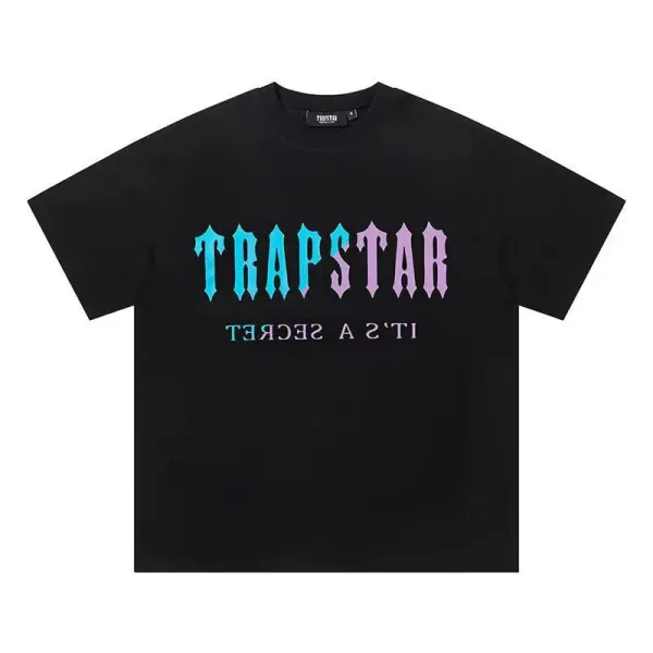 Trapstar Tra Star Blue Print White T-Shirt - 32