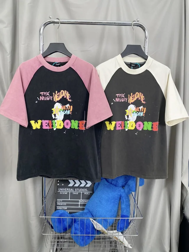 WETIDONE T-Shirts Short-Sleeve Crewneck product detail image 32