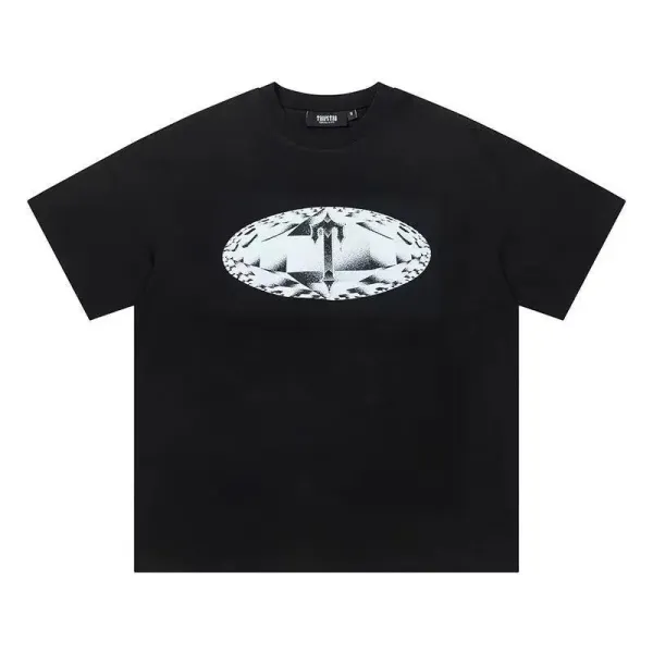 Trapstar Tra Star Blue Print White T-Shirt - 48
