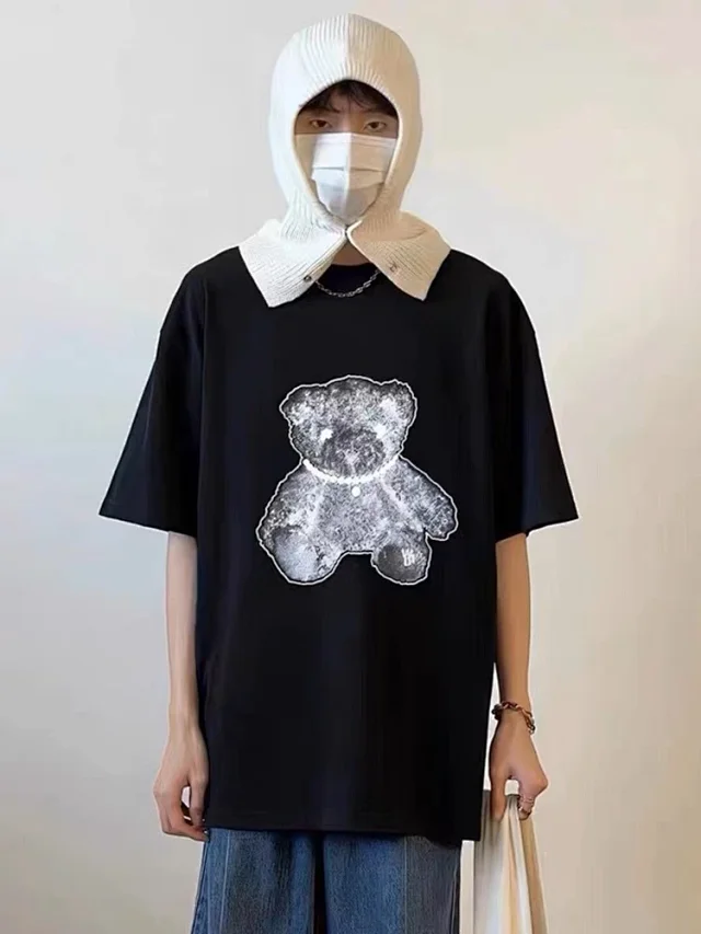 WETIDONE T-Shirts Short-Sleeve Crewneck product detail image 40