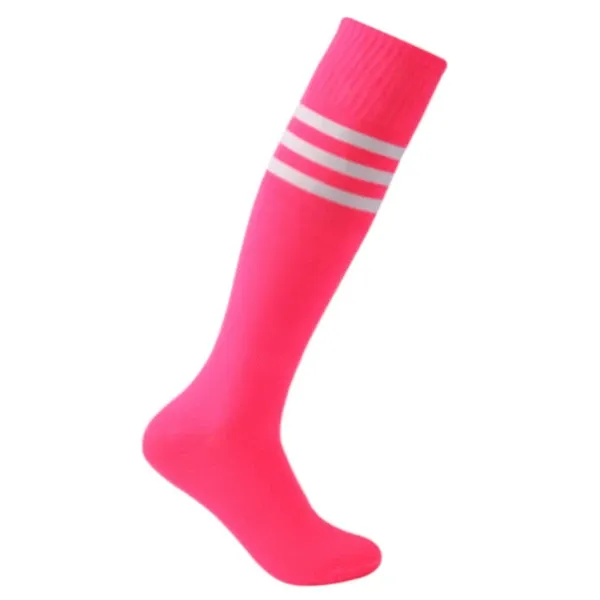 Adidas Originals Three-Stripe Knee-High Socks Pink - 1