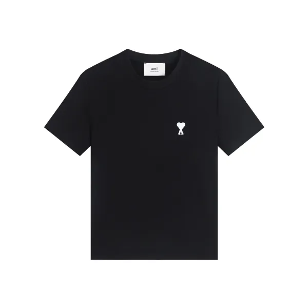AMI Paris Classic Heart Logo Beige T-Shirt - 28