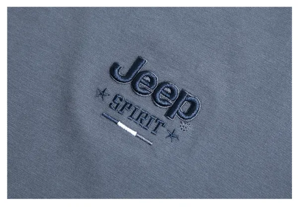 Design Jeep Spirit Classic Fit Crew Neck T-Shirt Brown T-Shirts - 29