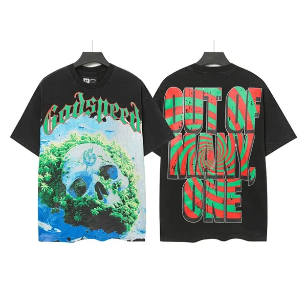 Godspeed Out Of Many One Skeleton Basketball T-Shirt Black - 9