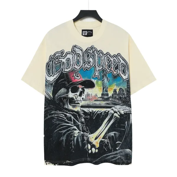 Godspeed Skeleton Graphic Black T-Shirt - 27