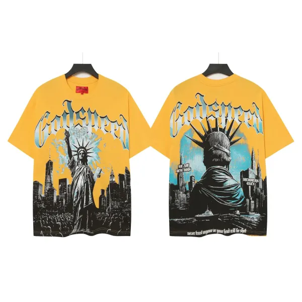 Godspeed Skeleton Graphic Black T-Shirt - 35