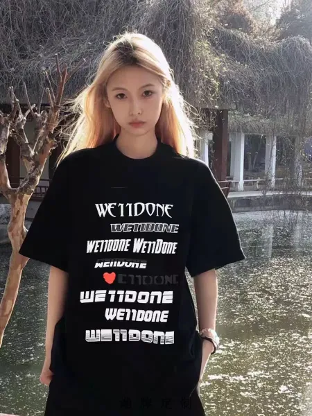 Design Wetoo Speed Graphic Print White T-Shirt T-Shirts - 44