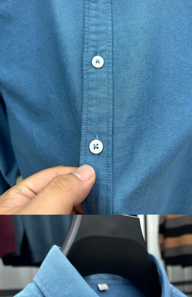 Tommy Hilfiger Button-Down Shirt Light Blue - 18
