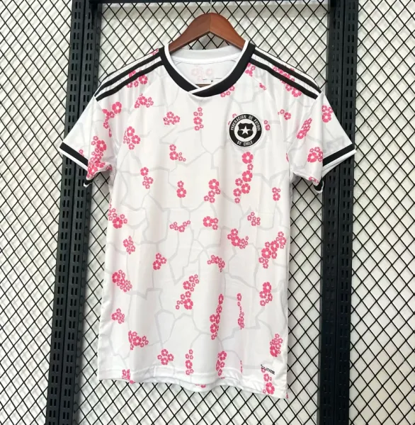 Chile National Team x Adidas Floral Print Away Jersey White - 1