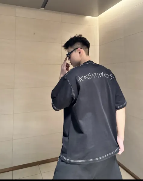 Acne Studios Stockholm 1996 Olive Green T-Shirt - 25