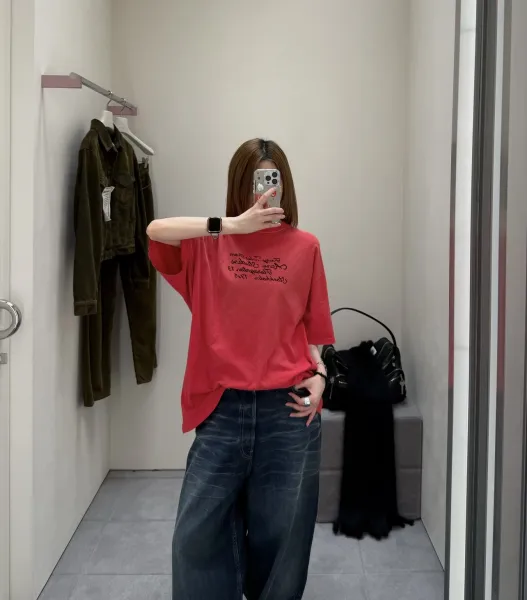 Acne Studios Stockholm 1996 Olive Green T-Shirt - 43