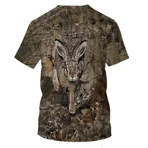 Design Woodland Snipe Camo Print T-Shirt - 17