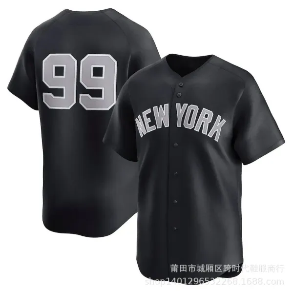 New York Yankees Cole #45 Gray Road Jersey - 7